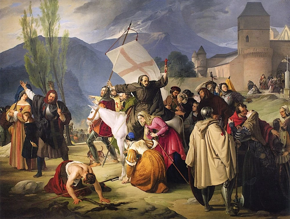 Pietro l'eremita predica la crociata - 1828
